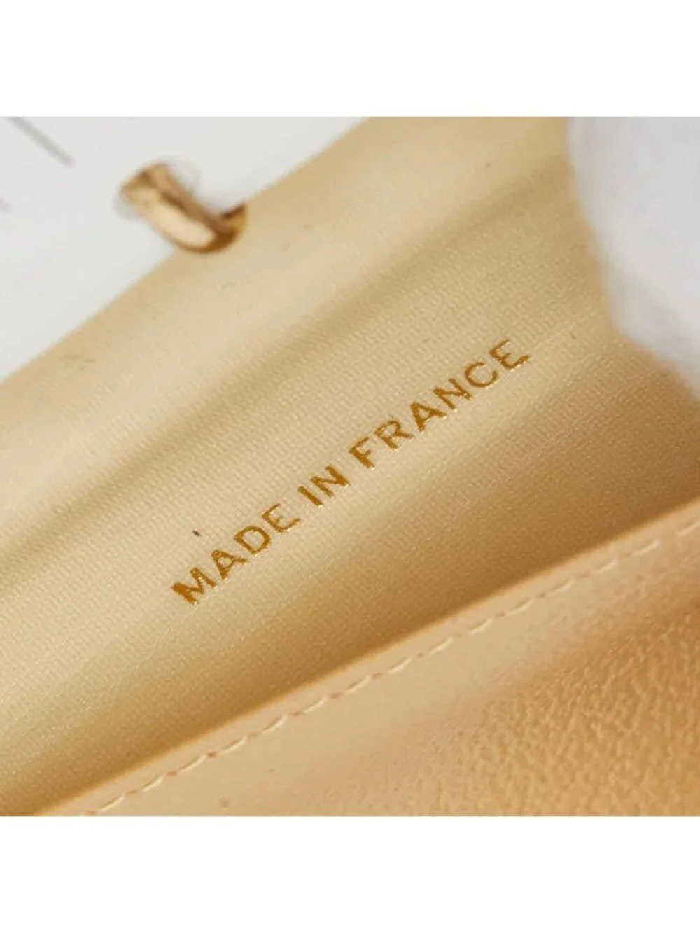 Chanel CC Logo Agenda Notebook Cover Beige Leather